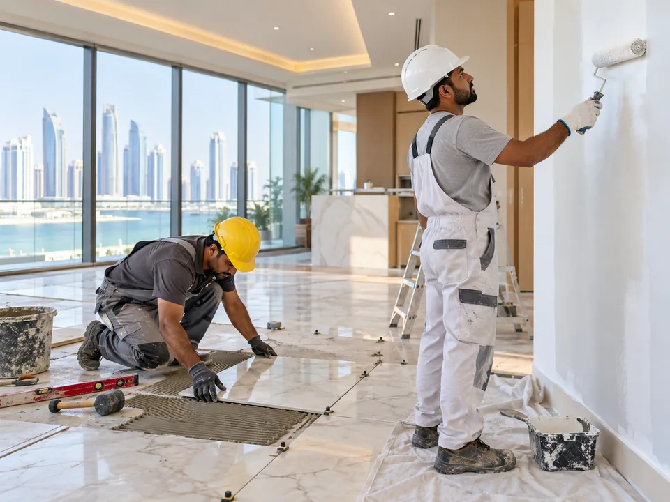 Tiles & Painting work